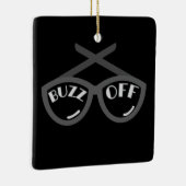 バズオフ – 1940s女性のTシャツ セラミックオーナメント (右)