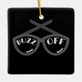 バズオフ – 1940s女性のTシャツ セラミックオーナメント