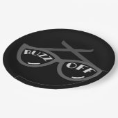 バズオフ – 1940s女性のTシャツ ペーパープレート (アングル)