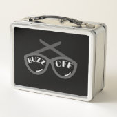 バズオフ – 1940s女性のTシャツ メタルランチボックス (裏面)