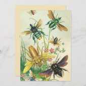 バズパーティの招待状 招待状 (正面/裏面)