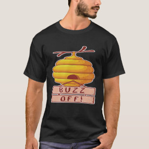 バズビー昆虫ワスプ恋人ハニカムビーハイブビーク Tシャツ
