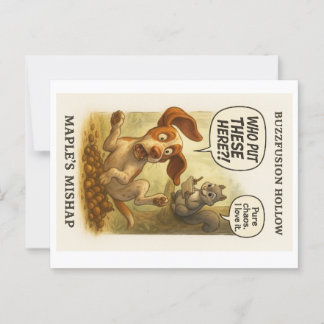 バズフュージョンホローメープルのミシャップグリーティングカード！ ポストカード