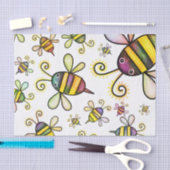 バズブンブンいう音（昆虫）マルハナバチ 薄葉紙 (クラフト)