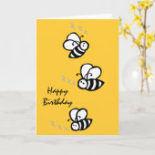 バズン蜂 カード (黄色い花)