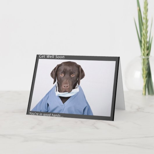 バズ博士のグリーティングカードがすぐに回復 カード (正面)