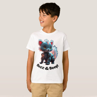 バズ&ビープ！ロボットスカンク Tシャツ