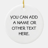 バズ(昆虫)マルハナバチ第2回誕生日Tシャツとギフト セラミックオーナメント (裏面)