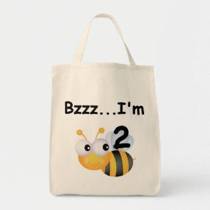 バズ(昆虫)マルハナバチ第2回誕生日Tシャツとギフト トートバッグ