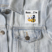バズ（昆虫）マルハナバチ第2回誕生日Tシャツとギフト 缶バッジ (インサイチュ)