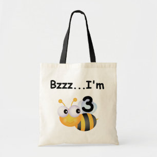 バズ(昆虫)マルハナバチ第3回誕生日Tシャツとギフト トートバッグ