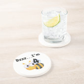 バズ(昆虫)マルハナバチ4th誕生日Tシャツとギフト コースター (側面)