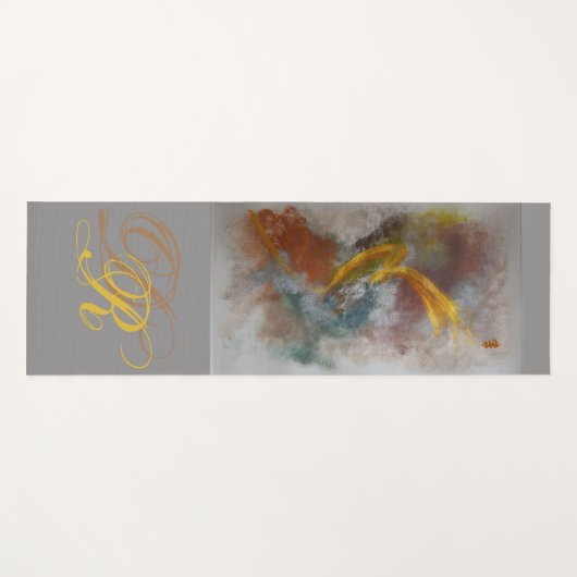 「バズ」by Ramona Walach ヨガマット (正面(横))