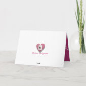 バセおもしろいット&ボーン付きバレンタインのカード シーズンカード (裏面)