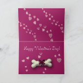 バセおもしろいット&ボーン付きバレンタインのカード シーズンカード (内部)