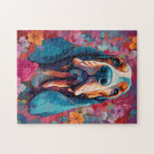 バセカラフルットハウンド ジグソーパズル (横)