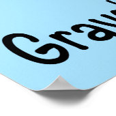 バセズ病と蝶の認識度リボン ポスター (角)