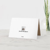 バセットの父の日札 カード (裏面)