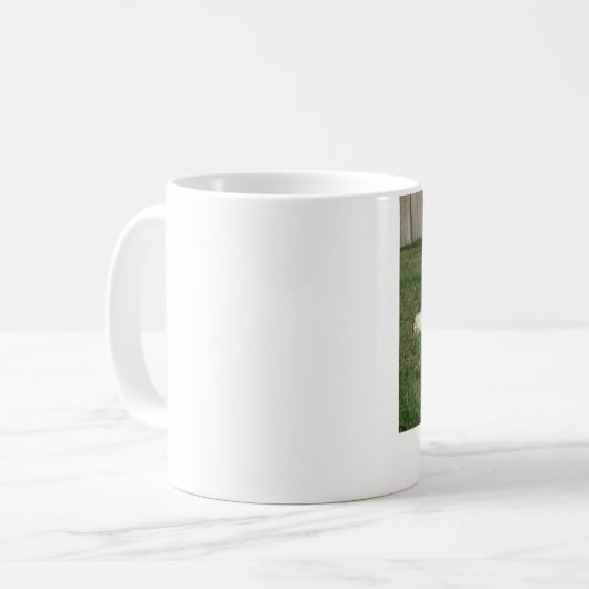 バセットの猟犬のコーヒー・マグ コーヒーマグカップ (正面左)