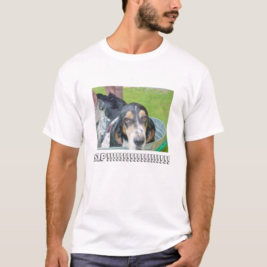 バセットの猟犬のBath Tシャツ (正面)