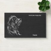 バセットグリフォンヴェンデーン抽象芸術アートドッグネーム ポストイット (オフィス)