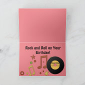 バセットハウンドおもしろいバースデーカード カード (内部)