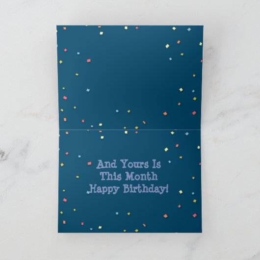 バセットハウンドが付いているおもしろいで及びかわいいバースデー・カード カード (内部)