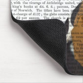 バセットハウンドと〔雄ジカの〕枝角 マウスパッド (コーナー)