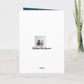 バセットハウンドのおもしろいなバースデー・カード カード (裏面)