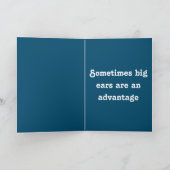 バセットハウンドのおもしろいなバースデー・カード カード (内部)