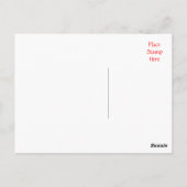 バセットハウンドのご挨 ポストカード (裏面)