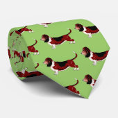 バセットハウンドのタイ ネクタイ (ロール)