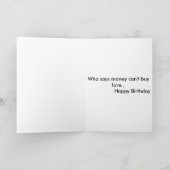 バセットハウンドのバースデー・カード カード (内部)