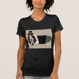 バセットハウンドのピルグリムパパ Tシャツ