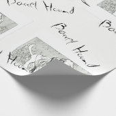 バセットハウンドのラッピングペーパー ラッピングペーパー (角)