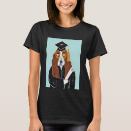 バセットハウンドの卒業 Tシャツ
