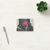 バセットハウンドの子犬のメモ帳 ポストイット (オフィス)