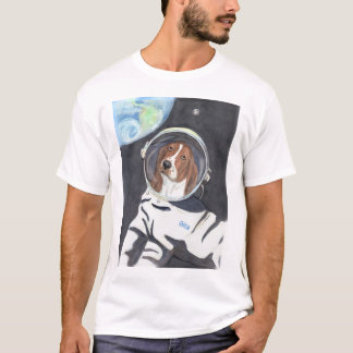 バセットハウンドの宇宙遊泳 Tシャツ