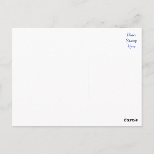 バセットハウンドの挨拶状のはがきをありがとう ポストカード (裏面)