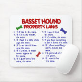 バセットハウンドの特性の法律2 マウスパッド (マウス)