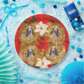 バセットハウンドの醜いクリスマスのセーター ペーパープレート (パーティー)