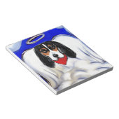 バセットハウンドエンジェル ノートパッド (アングル)