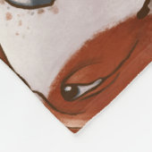 バセットハウンドカボチャ収穫パターン フリースブランケット (角)