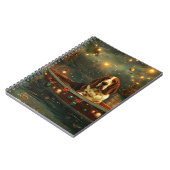 バセットハウンドクリスマスフェスティバル航海 ノートブック (左側)