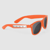 バセットハウンドシンプル白黒子犬の目 サングラス (右)