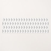 バセットハウンドシンプル白黒子犬の目 ヨガマット (正面(横))