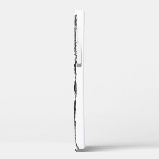 バセットハウンドシンプル白黒子犬の目 Case-Mate iPhoneケース (裏面 / 左)