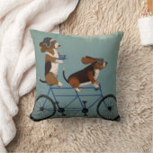 バセットハウンドタンデム クッション (ブランケット)