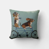 バセットハウンドタンデム クッション (正面)