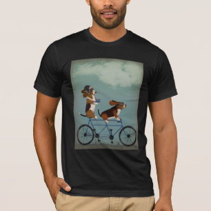 バセットハウンドタンデム Tシャツ